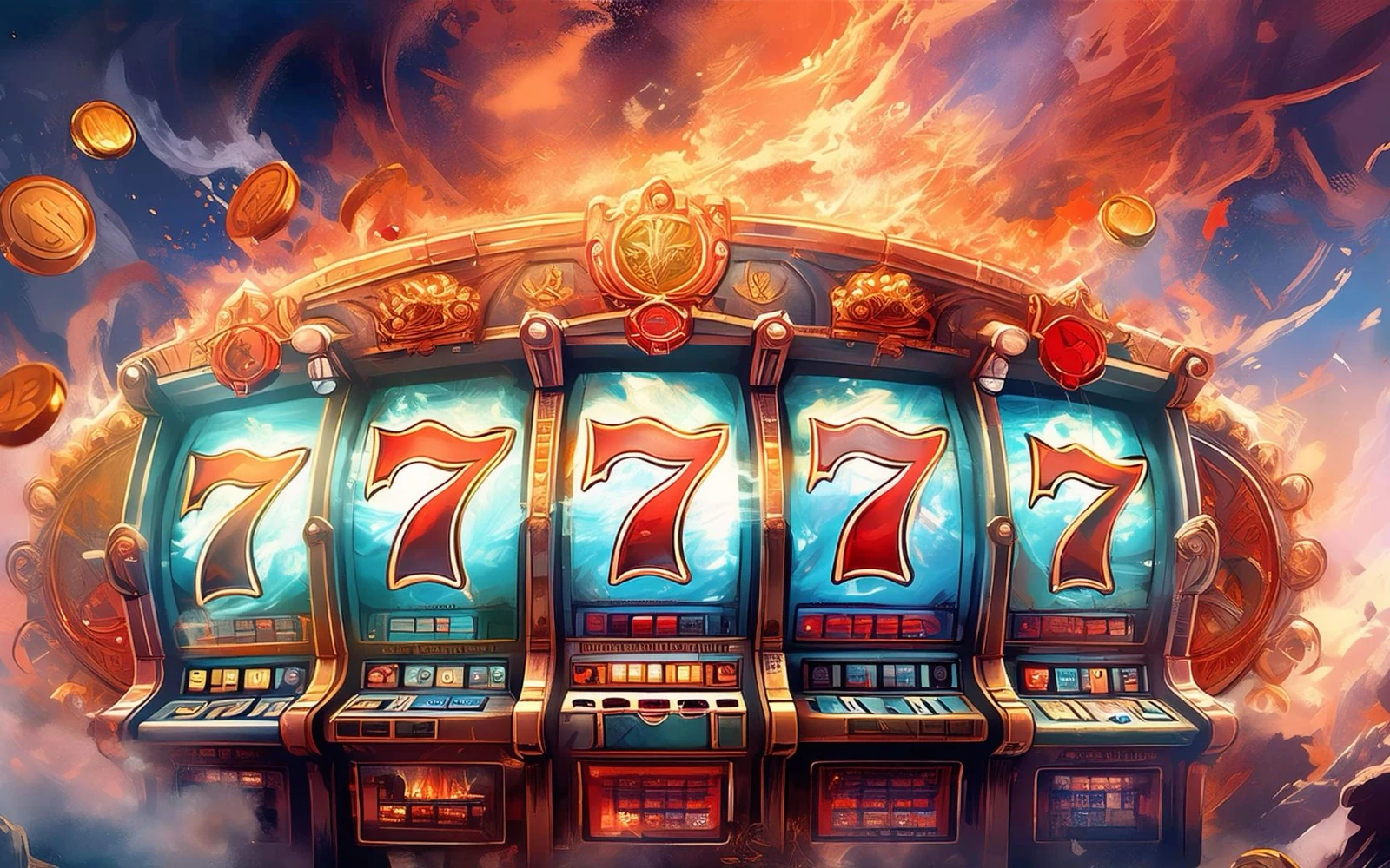 รีลเกมสล็อต 5 คูณ 3 พร้อมสัญลักษณ์ไวลด์และสแกตเตอร์